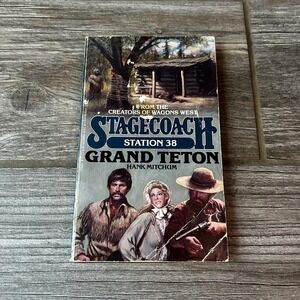Stagecoach Station‎ 38 Grand Teton Hank Mitchum Western Paperback Book